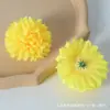 Horquilla flor material diy cabeza de flor sombrero de graduación Hanfu cabeza de flor de diente de león accesorios para el cabello tenis cabeza de crisantemo flor artificial