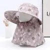 Chapéu de Proteção Solar para Colheita de Chá no Verão, Máscara Facial Completa, Xale de Proteção para o Pescoço, Chapéu de Sol, Chapéu de Sol Casual para Ciclismo, Trabalho na Fazenda