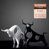 Oficina de Artesanía Cerámica Beihanmei de Jingdezhen Artículos de Decoración de Lujo Ligero para Sala de Estar Mueble de TV Aparador de Vino
