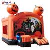 Cama elástica hinchable temática de calabaza Trampolín infantil con tobogán Combinación Actividad temática navideña Cama elástica hinchable para niños