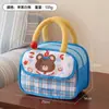 Bolsa de Almuerzo de Papel de Aluminio Grueso Linda de Dibujos Animados Bolsa de Almuerzo Portátil Cherry Girl Bolsa Portátil Linda con Bolsa de Hielo