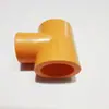 Accesorios para Tubería PPR Codo Rosca Interna Amarillo-Naranja Tes de Rosca Interna Puente de Válvula de Tes de Arco Grande Directo