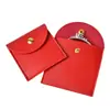 Nueva Bolsa de Joyería Cuadrada de Terciopelo con Tapa abatible Multicolor, Delicado Bolsito para Joyería de Ante sintético, Bolsa de Almacenamiento Protectora a Prueba de Polvo