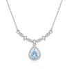 Prata esterlina S925 Josephine clavícula corrente personalidade não desbota colar cristal natural pedra pingente pequeno livro vermelho explosões
