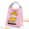 Bolsa de Almuerzo con Lonchera, Bolsa de Almuerzo Portátil Impermeable, Bolsa Aislada Grande de Dibujos Animados, Bolsa de Hielo Linda, Portátil