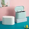 Lixeira de Mesa Bonita Quarto de Menina Mini Criativa Sem Tampa Tamanho Pequeno Estilo Nórdico Ins Armazenamento de Mesa