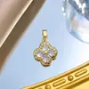 [Oro Real de Cobre] Joyería Hecha a Mano DIY Transfronteriza de Comercio Exterior Exquisita de la Suerte de Nicho Accesorios de Colgante Microincrustados de Circonio de Cobre
