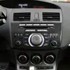 Adecuado para Mazda 3 Star Cheng fibra de carbono panel de botones multimedia de control central pegatinas decorativas modificación interior del coche