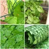 Pared de Planta Artificial Valla de Hojas Verdes Decoración Plantas Verdes Tubo de Escalera Techo de Balcón Cubierta para Barandilla de Valla de Patio