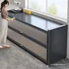 Nuevo Estante de Cocina de Pie Gabinete de Almacenamiento Multicapa Multifuncional Gabinete Lateral para Horno Microondas Gabinete de Almacenamiento para Bowls