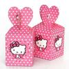 Caja de dulces con estampado de dibujos animados para decoración de fiestas infantiles, caja de refrigerios, caja de embalaje variada, caja de manzana, 6 piezas