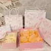 Nuevo Set de Regalo Rosa Flor de Cerezo de Dos Piezas Caja de Regalo Bolsa de Regalo Loción Corporal Gel de Ducha Crema de Manos Caja de Empaque Bolsa de Papel
