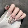 1000 decorações de liga para nail art em formato de cruz vintage em dourado e prata, ornamentos de metal estilo garota ousada, pacote completo atacado personalizado