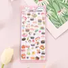Pegatinas Divertidas Flotantes 3D de Dibujos Animados Pegatinas Decorativas de Diamantes de Cristal para Niños Pegatinas 3D Pegatinas de Resina para Diarios de Niñas Lindas