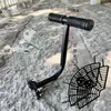Apoio de Braço para Assento Traseiro de Bicicleta Haste de Suporte Guidão de Patinete Elétrico Bicicleta Infantil Bicicleta de Montanha Assento Traseiro Universal Revestimento em Pó