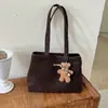 Bolso Tote Transfronterizo Nuevo de Gran Capacidad para el Trabajo Estilo Coreano de Mujer Nicho Lujo Ligero Elegante Moda Bolso de Hombro Único
