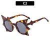 Ins gafas de sol de murciélago de moda personalizadas gafas de sol para disfraz de Halloween gafas de sol oscuras transfronterizas europeas y americanas