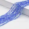 Cuentas Elásticas de 4 mm Cuentas de Bola de Cristal Cuentas Redondas de Cristal de 96 Caras Cuentas Sueltas Accesorios para Manualidades Hechas a Mano Material
