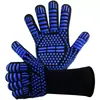 Amazon guantes aramidicos resistentes a altas temperaturas para BBQ anti-escaldaduras aislamiento térmico ignífugos a prueba de fuego silicona doble capa para hornear chimenea horno