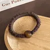 Goma para el pelo simple de satén estilo coreano para mujer, sujetador antideslizante para coleta alta, cuerda de pelo colorida, accesorio para el pelo elástico