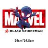 Impresión por transferencia térmica con patrón de Spider-Man, Iron Man americano, de los Vengadores, con tinta blanca, para camisetas, suéteres, parches adhesivos DIY