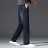 Jeans de Alta Gama para Hombre 2026, Estilo Primavera y Otoño, Rectos Holgados, Pantalones Largos Casuales para Hombres de Mediana Edad