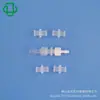 Ju Juyou Plástico de Grado Alimenticio al por Mayor Rosca Externa Luer Doble Apriete Recto Conector Hembra Luer Alambre Externo a Hembra