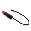 Encendedor de cigarrillos con cable de alimentación de línea para automóvil 12 V/24 V Línea de encendedor de cigarrillos universal Línea de encendedor de cigarrillos de automóvil