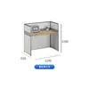 Estación de Trabajo del Personal Escritorio de Computadora Hecho a Medida Muebles de Oficina Escritorio de Cubículo para Cuatro Personas Escritorio Doble Estación de Trabajo Combinación Libre