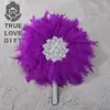 Abanico de plumas venta directa de fábrica abanico de plumas de pavo abanico de plumas de colores abanico de plumas para danza abanico redondo grande de mano