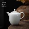 Juego de Té Kung Fu Yingqing traje Hogar Tazón Cubierto Tres Talentos Tetera Infusor de Té Tapete Taza de Té Porcelana Jade Grasa Cerámica Tazón Cubierto Té