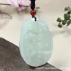 Ventas Directas de Fábrica Jade Hetian Jade Blanco doce signos del zodíaco serpiente colgante de jade colgante de animal auspicioso para hombres y mujeres