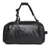 Bolsa de viagem de couro genuíno Masculino de grande capacidade Fitness Saco de bagagem de curta distância Bolsa de treinamento esportivo Mochila portátil multifuncional