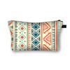 Bolsa de Cosméticos Estilo Étnico Vintage Poliéster Gran Capacidad Bolso de Mano Salida Portátil Almacenamiento de Cosméticos Lápiz Labial Bolsa de Lavado