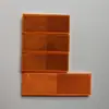 Faixa refletiva para carroceria de caixa adesivo plástico laranja refletor luminoso Trânsito Estrada Estacionamento Placa de identificação