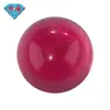 Huagang Gema Redonda Fundo Plano Lisa #5 Vermelho Rosa Vidro Pedra Solta, Gema Artificial Curva Vermelho Rosa