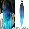 Trenzas grandes de 26 pulgadas y 90 g, de un solo color, dos colores y tres colores, trenzas esponjosas de baja temperatura, venta al por mayor.