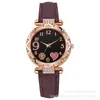 Reloj de mujer más vendido transfronterizo, moderno y versátil, con esfera de fuegos artificiales en forma de corazón, acabado mate, popular reloj de cuarzo para mujer de comercio exterior, disponible para dropshipping