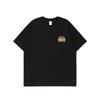 Jie Zhan Roupa Masculina Estilo Streetwear Americano Camiseta com Estampa de Chama 2026 Primavera/Verão Nova Marca Tendência Solta Gola Redonda Manga Curta