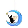 Enfeites Pendentes Comemorativos de Cães Anjo Transfronteiriços Presentes para Gatos e Cachorros Perdidos Presente para Amantes de Cachorros Falecidos Pingentes