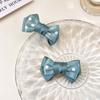 Horquilla para el pelo con lazo pequeño para niña, bonita pinza pequeña para el pelo de bebé, banda de goma, cuerda para el pelo de princesa, accesorios para el pelo