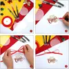 Enfeites de Natal Pendentes Transparentes Redondos de Acrílico com Furos DIY Árvore de Natal Festa Pendentes Suprimentos