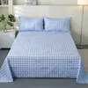 Sábana de Algodón Puro Pieza Única 100% Algodón Dormitorio Estudiantil Cubierta de Cama Individual para Niños Verano Engrosado Clase A Colcha al por Mayor