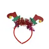 Faixas de cabeça de Natal em estoque de fábrica para compras transfronteiriças, faixas de cabeça e acessórios de cabelo para festas de Natal e festas de fim de ano, estilo europeu e americano