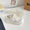 Zapatos Retro de Punta Redonda para Entrenamiento Moral para Mujer Verano 2025 Malla de Suela Blanda Cómodos y Versátiles Transpirables con Cordones Zapatos Deportivos A6026