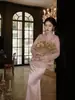 Elegante Chaleco de Lujo con Patrón Jacquard Estilo Chino y Botones Ocultos para Mujer en Primavera P0114