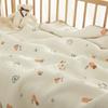 Manta de Bebé Coreana para Otoño e Invierno, Sábana de Algodón para Guardería, Sábana Infantil, Cama Individual, Certificación Clase A