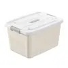 Caixa de armazenamento e organização de grande capacidade e extra grande, caixa de armazenamento multifuncional para uso doméstico, caixa de armazenamento de plástico para roupas, brinquedos e lanches