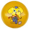 Pelota de juguete para niños, pelota inflable de PVC, pelota de raqueta de dibujos animados de 22 cm, pelota elástica de 9 pulgadas con etiquetado, venta al por mayor