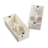 Caixa de Montagem para Interruptor e Tomada Duplo Triplo Oculto Tipo Pvc86 5cm Base Dupla ou Tripla Pré-instalada Caixa de Junção de Embutir